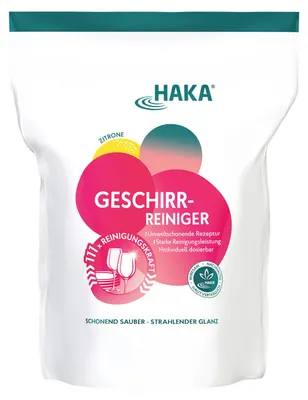 Produktbild von HAKA Geschirrreiniger 2kg wirksam gegen hartnäckige Verschmutzungen ab 50°C
