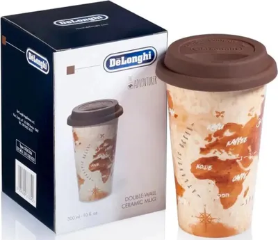 Produktbild von De’Longhi DLSC056, Braun, Keramik, 350 ml, 9 cm, 150 mm
