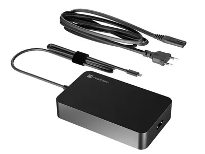 Zdjęcie produktu dla Natec Grayling 90W Zasilacz USB-C do laptopów, tabletów i telefonów