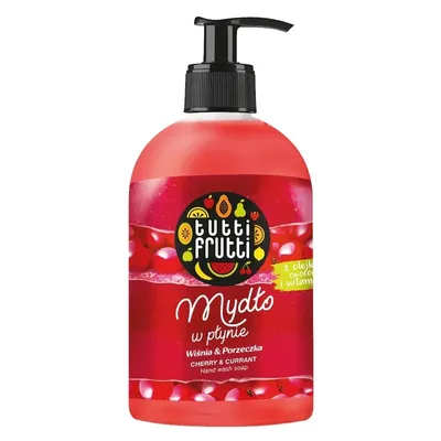 Obrázek produktu pro Farmona Tutti Frutti mydło w płynie z olejkami owocowymi Wiśnia & Porzeczka, 500ml