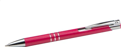 Produktbild von Kugelschreiber aus Metall / Farbe: fuchsienrot