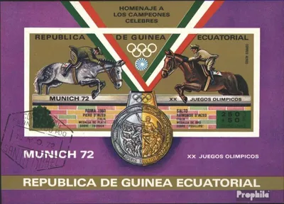 Produktbild von Briefmarken Äquatorialguinea 1972 Mi Block20 (kompl.Ausg.) gestempelt Olymp. Sommerspiele