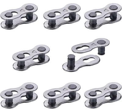 Productafbeelding van Kettingsluiters 6, 7 en 8-speed - 8 paar - Zilver