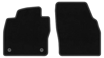 Image de Tapis avant en moquette pour Skoda Fabia IV 2021- (à hayon) – 2 pièces, noirs, sur mesure – Wielganizator BASIC