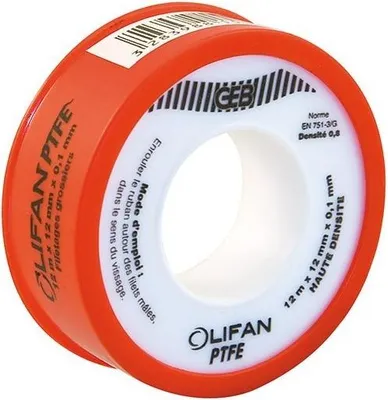 Obrázek produktu pro 815153 Olifan PTFE vysoká hustota 12 mm x 12 m x 0,1 mm