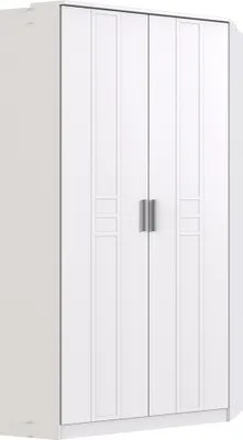 Produktbild von Babyzimmer Eckkleiderschrank in weiß BEELEN-43