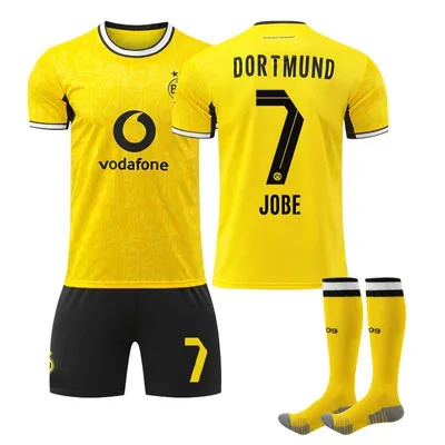 Immagine prodotto di #7 JOBB Maglia da calcio del Borussia Dortmund per le partite in casa della stagione 26-27, per bambini e adulti. TAGLIA:XXL