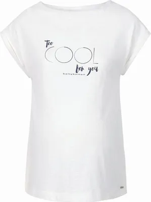 Produktbild von Bellybutton Damen Umstands-T-Shirt Weiß Baumwolle