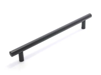Obrázek produktu pro Rujzdesign nábytková úchytka 624.12 BL - povrch: černá barva, rozteč: 672 mm