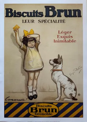Image de Biscuits Brun - 50x70cm Affiche Poster