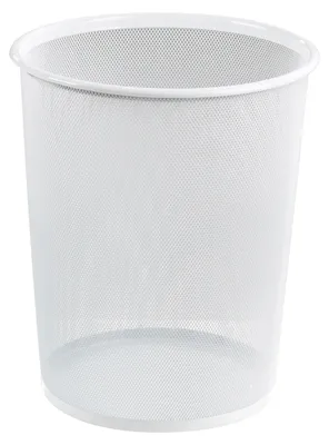 Produktbild von Papierkorb - Weiß - Metallgeflecht - 20 Liter