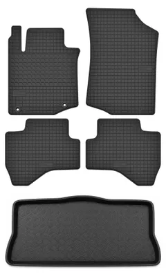 Obrázok produktu pre Gumové autokoberce SolidTread + vaňa kufra pre: Toyota Aygo I 2005-2014 hatchback 5 ks