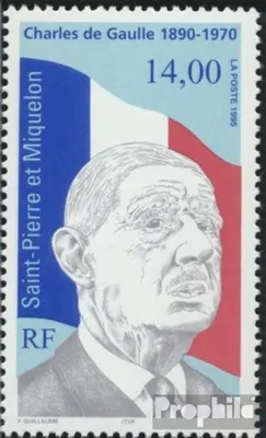 Produktbild von Briefmarken St. Pierre und Miquelon 1995 Mi 701 (kompl.Ausg.) postfrisch Charles de Gaulle