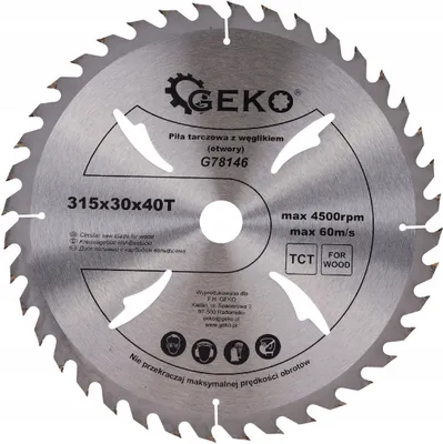 Immagine prodotto di Disco di legno 315x30x40T (fori)