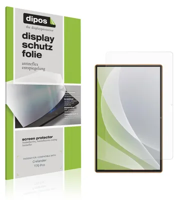 Produktbild von 2x Schutzfolie für Crelander T70 Pro matt Displayschutzfolie Folie Display Schutz dipos