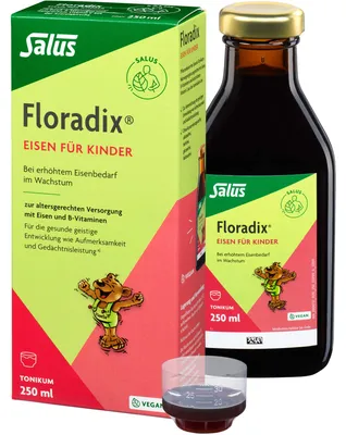 Produktbild von Salus Floradix Eisen für Kinder, Tonikum 250 ml