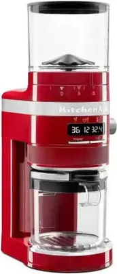 Obrázek produktu pro KitchenAid 5KCG8433EER, Mlýnek na kávu, 340 g, Kónický mlecí kámen, Nerezová ocel, Červená, EMPIRE RED
