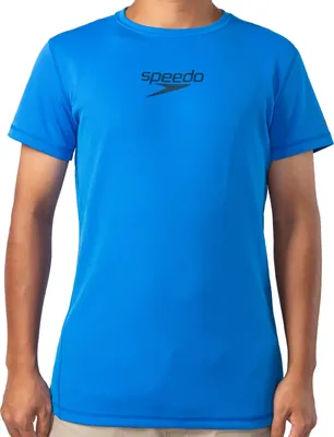 Produktbild von Speedo Unentbehrliches männliches Wasseroberteil S/S, UPF 30+, Bondi Blau/Navy - S
