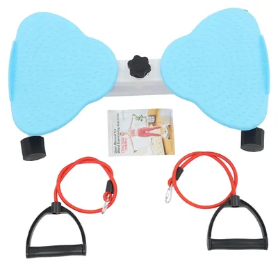 Immagine prodotto di Tavola girevole, cavi elastici, attrezzo per il fitness per uso domestico, colore blu