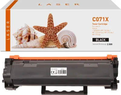 Produktbild von black Toner 3.3-5646C002 kompatibel mit Canon 5646C002 [ 071h ]  Seiten: 2.500