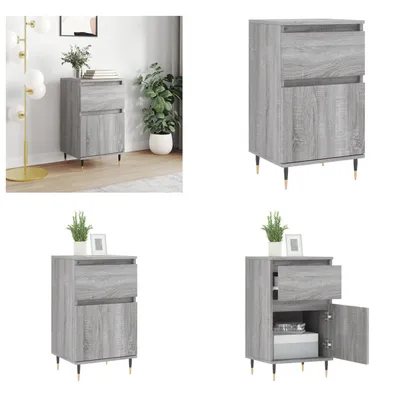 Produktbild von vidaXL Sideboard Grau Sonoma 40x35x70 cm Holzwerkstoff - Sideboard - Sideboards - Kommode - Anrichte