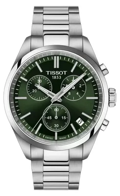 Productafbeelding van Herenuhren Tissot PR 100, 40mm, modelnummer 150.417.11.091.00, zilvergroen / groen