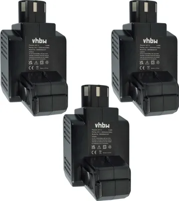 Produktbild von vhbw 3x Akku Ersatz für Hilti BP72, BP60, 331530, BP40 für Werkzeug (3000 mAh, NiMH, 24 V)