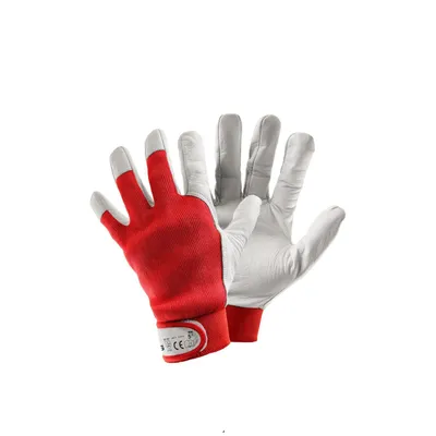Obrázok produktu pre RUKAVICE detské nylonové MIKE 5 ČERVENÉ