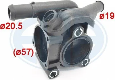 Produktbild von ERA 354073 Kühlmittelflansch für FORD FOCUS (DAW, DBW) Wasserflansch