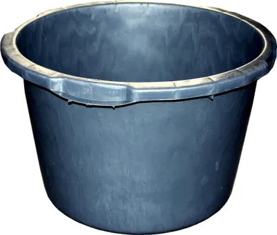 Produktbild von Bau-Kübel 90,0 l, Ø 66,5 cm, 'Profi', schwarz, Skalierung