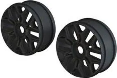 Zdjęcie produktu dla Część zamienna Arrma 1/8 Buggy Wheel Black (2) / ARA510120