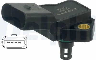 Produktbild von DELPHI PS10160 Ladedrucksensor für VW Golf IV Schrägheck (1J1) Saugrohr