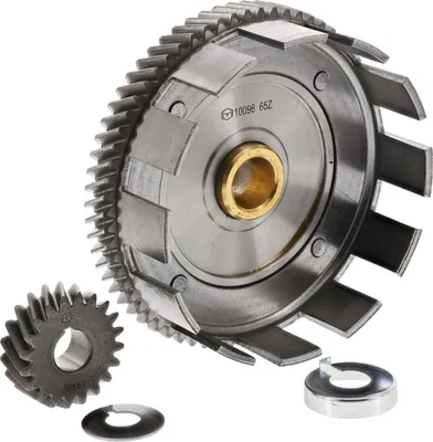 Produktbild von Kupplungszahnrad, Antriebsritzel SET 65 / 20 Zähne - inkl. Sicherungsscheibe + Sicherungskappe - Motor M500