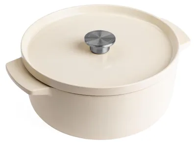 Image de KitchenAid - Marmite en fonte 5,2 L Crème d'amande