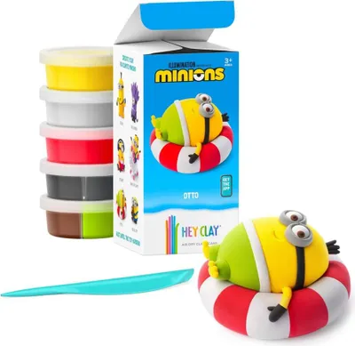 Produktbild von TM TOYS Hey Clay Minions Otto + Zubehör 5er-Pack HCL50178