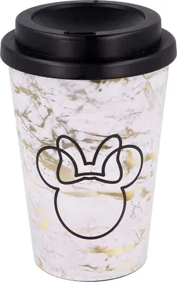 Produktbild von Stor Doppelwandiger Kaffeeglas, 390 ml, Minnie