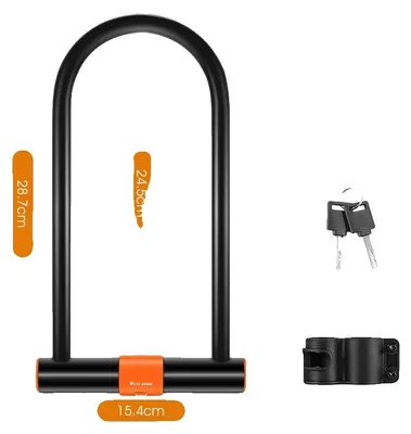 Immagine prodotto di Lucchetto a U, design antifurto, resistente Acciaio al carbonio, lucchetto 073