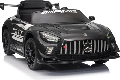 Produktbild von Kinder Elektroauto Mercedes Benz AMG GT3 zwei Motoren+LED+Audio+FB Schwarz