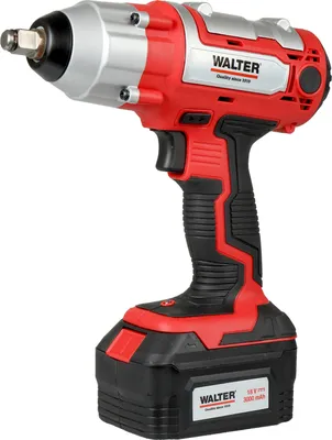 Produktbild von WALTER Li-Ion Akku-Drehschlagschrauber 18 V, mit LED-Arbeitsleuchte und Quickstop-Mechanismus, max. Schlagkraft 250 Nm, bis zu 3000 Schläge/min, inkl. Ladegerät, Stecknuss-Set und Kunststoffkoffer