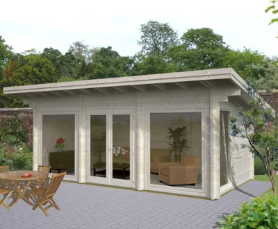 Produktbild von Palmako Gartenhaus Heidi 19,7 m² - 70 mm