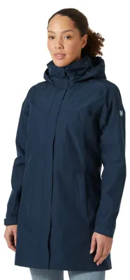 Produktbild von Helly Hansen Damen W Aden Long Coat Mantel, 597 Navy, XL EU