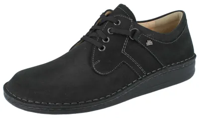Produktbild von FINN COMFORT Vaasa Herren Halbschuhe schwarz Nubukleder - Größe: 42