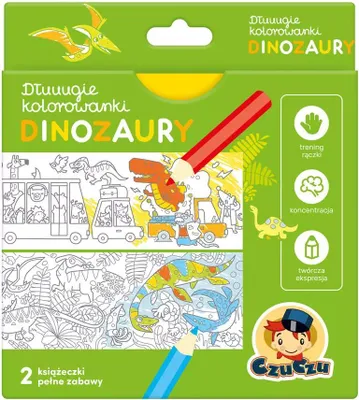 Imagen del producto de CZUCZU Lange Malvorlagen Dinosaurier für Kinder 73999