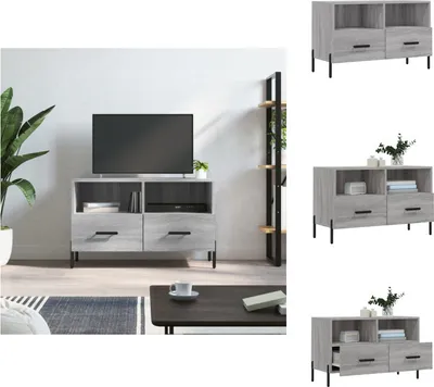 Produktbild von vidaXL TV-Schrank Grau Sonoma 80x36x50 cm Holzwerkstoff -  TV-Möbel