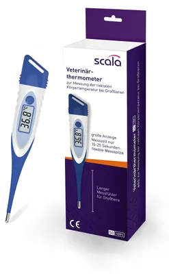 Immagine prodotto di scala SC 1091 Termometro per animali grande flex, termometro per animali