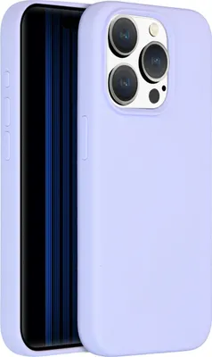 Zdjęcie produktu dla Accezz Liquid Silicone Backcover dla Apple iPhone 15 Pro - fioletowy