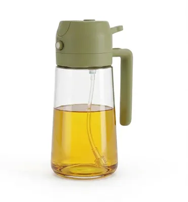 Produktbild von Ölsprüher Glas Essigsprüher Öl Flasche Spray Sprühflasche Olive Grün