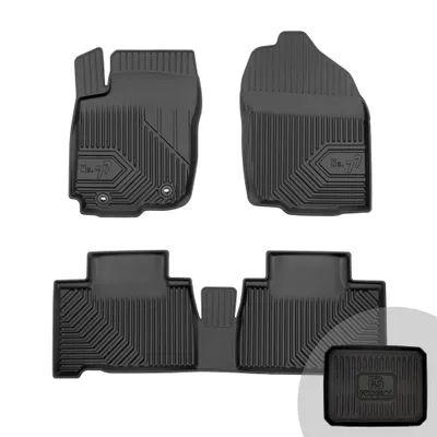 Produktbild von FROGUM No.77 Gummimatten Ganzjahresset von Auto Fußmatten Autofussmatten für Toyota RAV4 IV 2015-2019