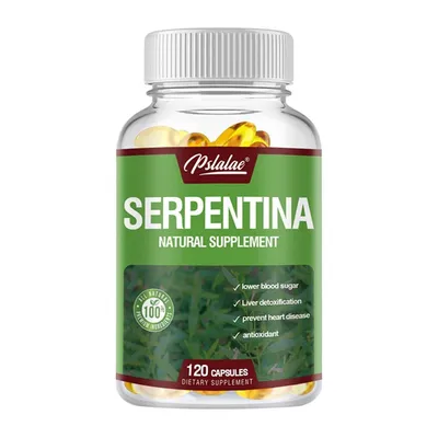 Obrázek produktu pro Serpentina 100 mg (120 kapslí) doplněk stravy, krevní cukr, játra, detoxikace, zdraví srdce