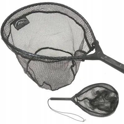 Produktbild von FL PODRYWKA ALUMINIUM Kescher Spinnfischen Gummiertes Netz 65 cm